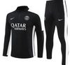 PSG Black and White 1/4 Zip Tracksuit